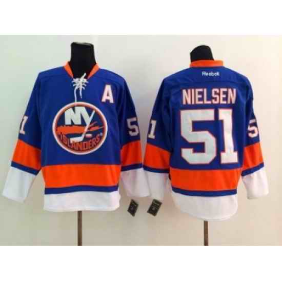 NHL New York Islanders #51 nielsen blue-orange jerseys